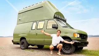 Thumbnail: I turned an old van into a 2-STORY tiny house
