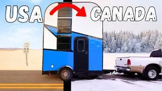 Thumbnail: I drove my TRIPLE DECKER camper to Canada...