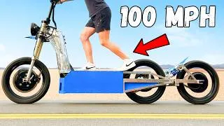 Thumbnail: I built the Worlds FASTEST electric scooter