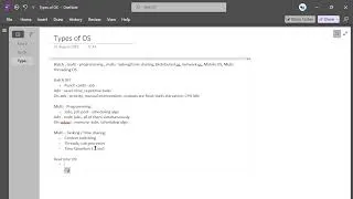 Thumbnail: Types of OS | Batch, Multi-Programming, Time-Sharing, RTOS, Network & Distributed | OS Notes