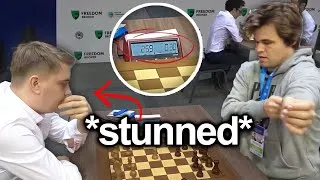 Thumbnail: When Magnus Carlsen Arrived 2.30 Minutes Late For a 3 Minute Game