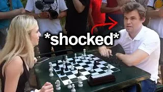 Thumbnail: When Anna Cramling Challenged Magnus Carlsen