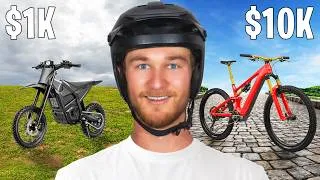Thumbnail: $1K E-Moto vs $10K E-MTB