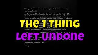 Thumbnail: The 1 Thing Left Undone