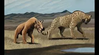 Thumbnail: size and body structure comparison between Homotherium Ultimum and Colossal cheetah.