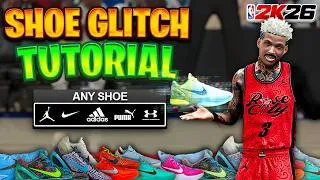 Thumbnail: BEST CUSTOM SHOE GLITCH TUTORIAL IN NBA 2K26! WEAR ANY CUSTOM SHOE IN 2K26