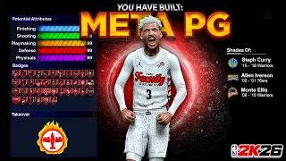 Thumbnail: *NEW* BEST META POINT GUARD BUILD IN NBA 2K26 -  BEST BUILD 2K26