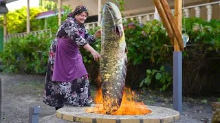 Thumbnail: Grandma Cooked Huge Fish in Underground Tandoor: An Unusual Way to Cook Fish! 