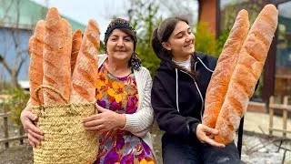 Thumbnail: Grandma's Homemade French Baguettes Recipe: I Don't Buy Bread Anymore! 