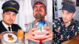Thumbnail: Airplane Food, Giant Egg Coffee or Pizza Prank from the Boss?