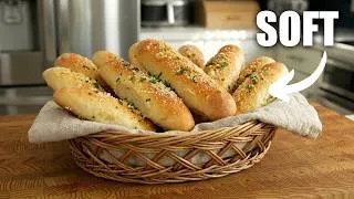 Thumbnail: Soft Garlic Breadsticks Better Than Olive Garden
