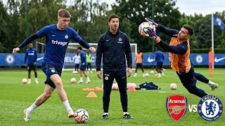 Thumbnail: 🔥 EMILIANO MARTÍNEZ STUNS ALONSO IN CHELSEA TRAINING AHEAD OF ARSENAL CLASH! 🔵 PALMER & BLUES READY!