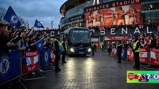 Thumbnail: Chelsea Team Arrive at the Emirates | Arsenal vs Chelsea | Matchday