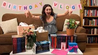 Thumbnail: a cozy bookish birthday vlog & book haul ! 