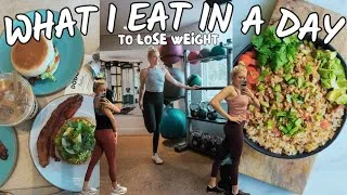 Thumbnail: What I eat in a day to lose weight and gain muscle | Postpartum Weight Loss Journey | Easy Recipes