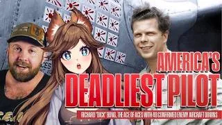 Thumbnail: [Deadliest Pilot!] America's Ace Of Aces - Richard Bong : The Fat Electrician Chelzor Reaction
