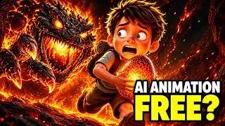 Thumbnail: I Made a Full AI Cartoon Animation Video With Anijam AI [FREE Credits]