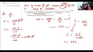 Thumbnail: Calculate the concentration of this solution| WJEC | A Level| Saad Anwar | Chemistry Unit 1