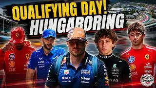 Thumbnail: Max Verstappen, Lewis Hamilton & More Arrive for Hungarian GP Qualifying 🇭🇺 | F1 Behind the Scenes
