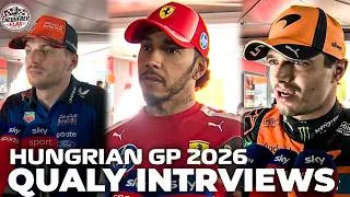 Thumbnail: F1 Drivers Post Qualifying Intervirews Hungarian Grand Prix 2026