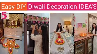 Thumbnail: Diwali Decoration Ideas 2025 part2| Easy & Beautiful Hacks| Last minute Diwali decoration ideas