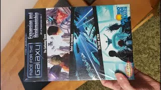Thumbnail: Race for the Galaxy: Expansion and Brinkmanship (Unboxing)