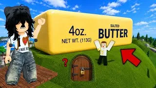 Thumbnail: We FOUND a GIANT BUTTER SQUISHY in BROOKHAVEN! (ROBLOX RP TAGALOG)