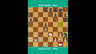 Thumbnail: Anatoly Karpov vs Andrei Sokolov: An Epic Game Chess Battle! 🔥 | Linares 1987