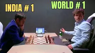 Thumbnail: Indian No.1 Arjun Erigaisi vs World No.1 Magnus Carlsen