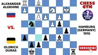 Thumbnail: Alexander Alekhine Vs Oldrich Duras. Hamburg (Germany) 1910.
