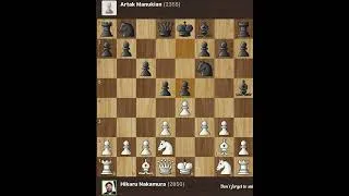 Thumbnail: Hikaru Nakamura vs Artak Manukian • Titled Tuesday Blitz Event, 2022