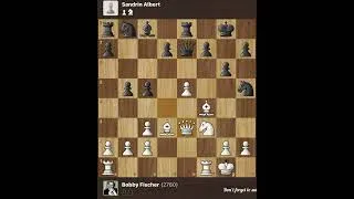 Thumbnail: Bobby Fischer vs Sandrin Albert • Simultan Event, Chicago- USA, 1964