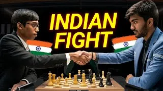 Thumbnail: Gukesh vs Pragg | EPIC INDIAN FIGHT 🔥