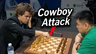Thumbnail: Magnus Unleashes the COWBOY ATTACK! 🤠🔥