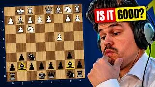 Thumbnail: Magnus Carlsen's Double Fianchetto Opening!!