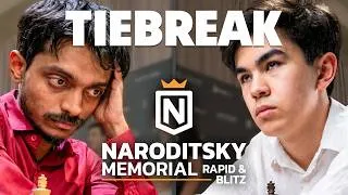 Thumbnail: Sindarov vs. Aravindh | Naroditsky Memorial BLITZ Tiebreak MATCH