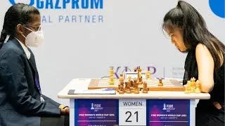 Thumbnail: FIDE World Cup 2021 - Team India - GOTD (Game of the Day) Day 2 - Ft. Soumya Swaminathan