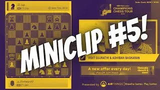 Thumbnail: Miniclip #5 - Adhiban tries to speak Hindi !!! ft @viditchess