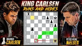 Thumbnail: King Carlsen ran into hiding || Magnus Carlsen vs Peter Heine Nielsen...!!!🔥