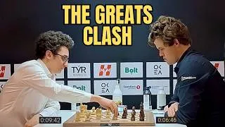 Thumbnail: The Clash Of Greats! Fabiano Caruana vs Magnus Carlsen