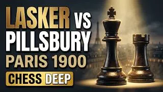 Thumbnail: Emanuel Lasker Vs. Harry Pillsbury. Paris (France) 1900.