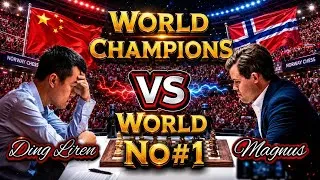 Thumbnail: Magnus Carlsen VS Ding Liren || Norway chess 2024, Armageddon