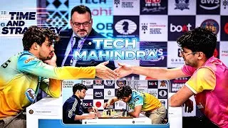 Thumbnail: Magnus Carlsen vs Alireza Firouzja — Epic Strategy & Speed Battle! | Tech Mahindra GCL 2024