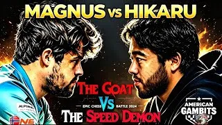 Thumbnail: Magnus Carlsen vs Hikaru Nakamura — THE GOAT vs THE SPEED DEMON | Rapid Battle