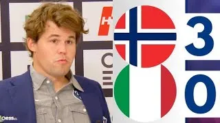 Thumbnail: Magnus Carlsen SAYS "OH MY GOD!" while watching NORWAY FOOTBALL MATCH and GIVING AN INTERVIEW