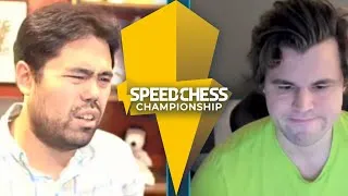 Thumbnail: High Tension, Intense Game | Magnus vs Hikaru | SCC 2022