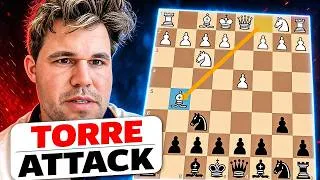 Thumbnail: Magnus Carlsen Teaches How to Beat the Torre Attack