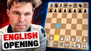 Thumbnail: Magnus Carlsen Shows Why the English Opening is DEADLY