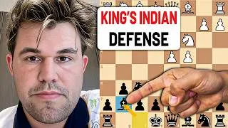 Thumbnail: Magnus Carlsen Plays a Powerful King’s Indian Defense