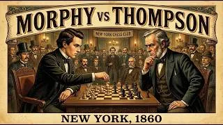 Thumbnail: Paul Morphy vs James Thompson. New York 1860